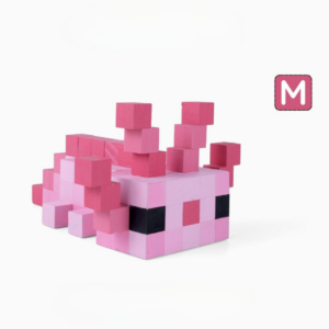 Minecraft Axolotl Wood Model- Pink -Minecraft Figures