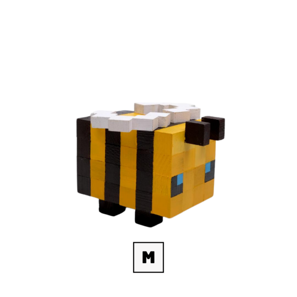 Bee Minecraft Wooden Model -Minecraft Figures