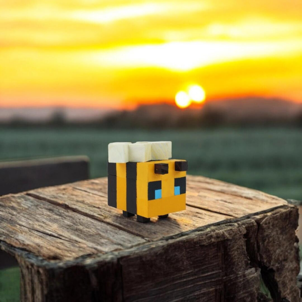 Bee Minecraft Wooden Model -Minecraft Figures