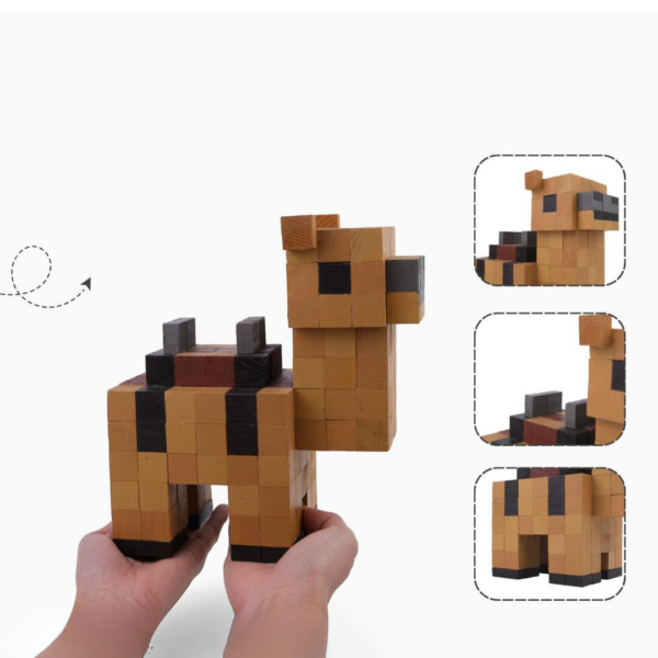 Minecraft Camel Wooden Model Camel -Minecraft Figures