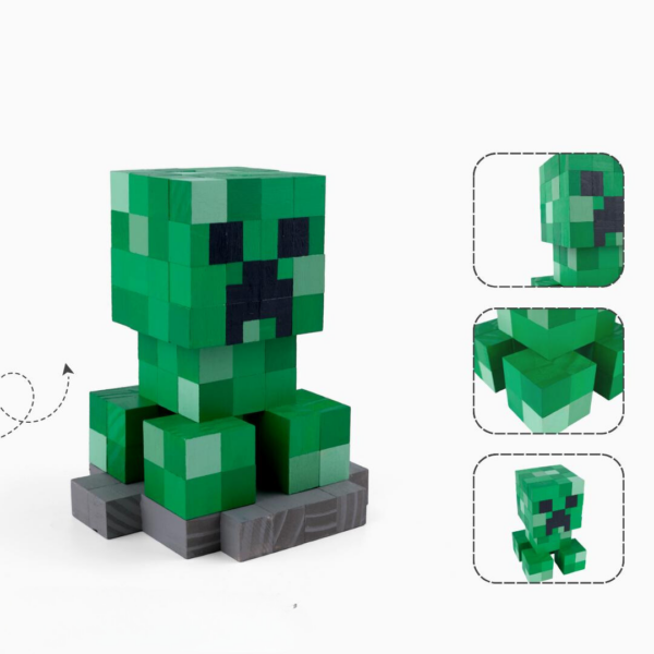 Minecraft Creeper Wooden Model -Minecraft Figures