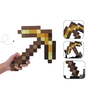 Minecraft Pickace Model- Golden Hoe -Minecraft Pickaxe Toy