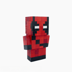 Wooden Model Of Deadpool Character -Deadpool Figures