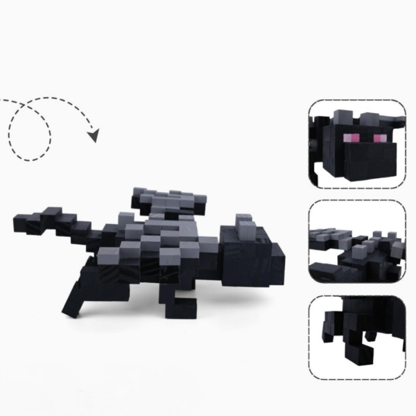 Minecraft Ender Dragon Wooden Model -Minecraft Ender Dragon Toy