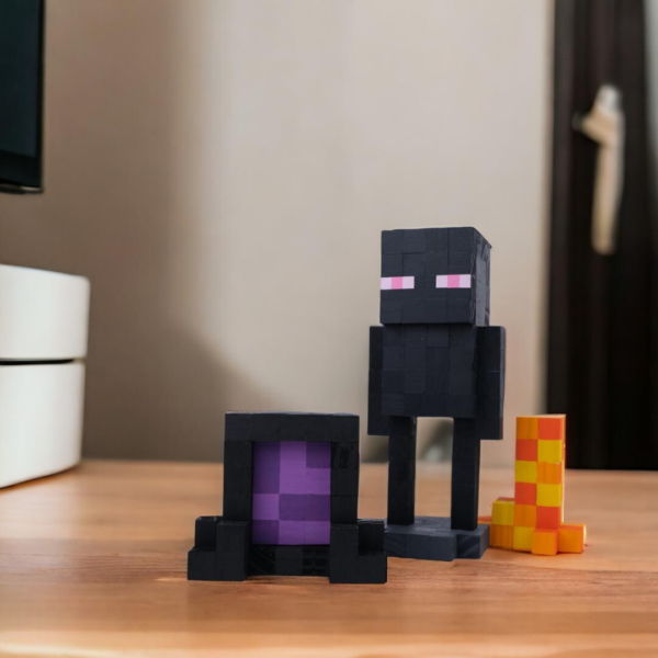 Minecraft Enderman Wooden Model -Minecraft Figures