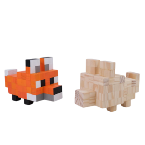 Minecraft Fox Wooden Model -Minecraft Figures