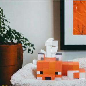 Minecraft Fox Wooden Model -Minecraft Figures