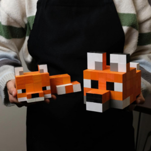 Minecraft Fox Wooden Model -Minecraft Figures