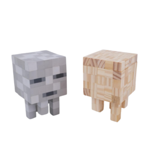 Minecraft Ghast Wood Model -Minecraft Figures