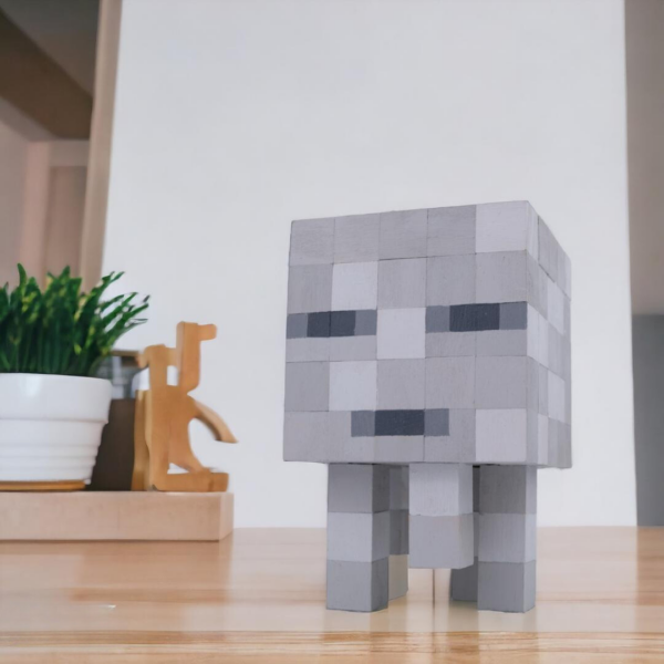 Minecraft Ghast Wood Model -Minecraft Figures