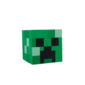 Iconic Minecraft Blocks Cube Model Creeper Head  -Minecraft Figures