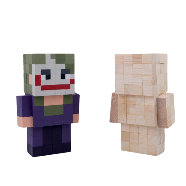 Joker Character Wooden Model -Joker Wood Art