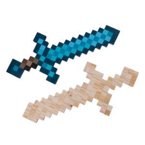 Minecraft Diamond Sword Wooden Model -minecraft diamond sword toy