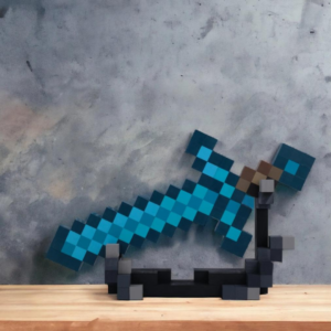 Minecraft Diamond Sword Wooden Model -Minecraft Diamond Sword Toy