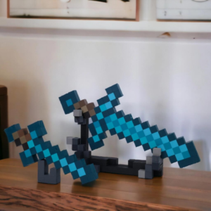 Minecraft Diamond Sword Wooden Model -Minecraft Diamond Sword Toy