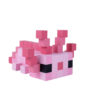 Minecraft Axolotl Wood Model- Blue -Minecraft Figures