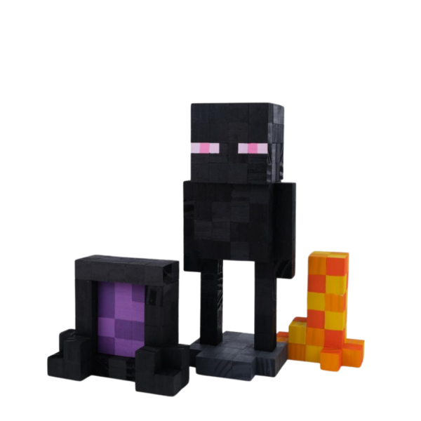 Minecraft Enderman Wooden Model -Minecraft Figures