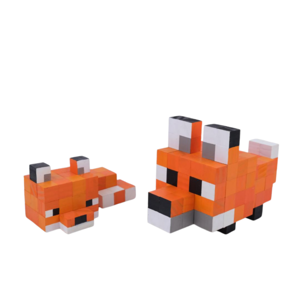 Minecraft Fox Wooden Model -Minecraft Figures