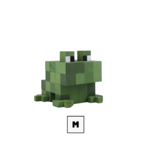 Minecraft Frog Wooden Model- Green -Minecraft Figures