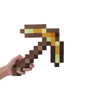 Minecraft Pickace Model- Golden Hoe   -minecraft pickaxe toy