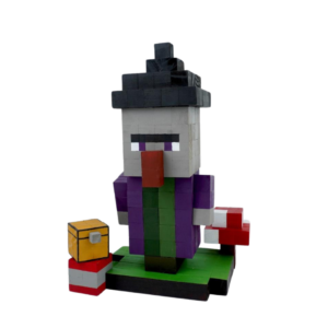 Minecraft Witch Wood Model -Minecraft Figures