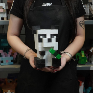 Minecraft Panda Wood Model -Minecraft Figures