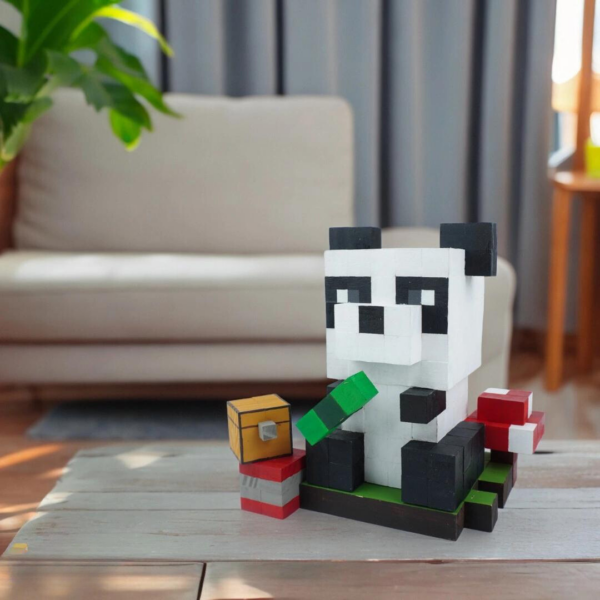 Minecraft Panda Wood Model -Minecraft Figures