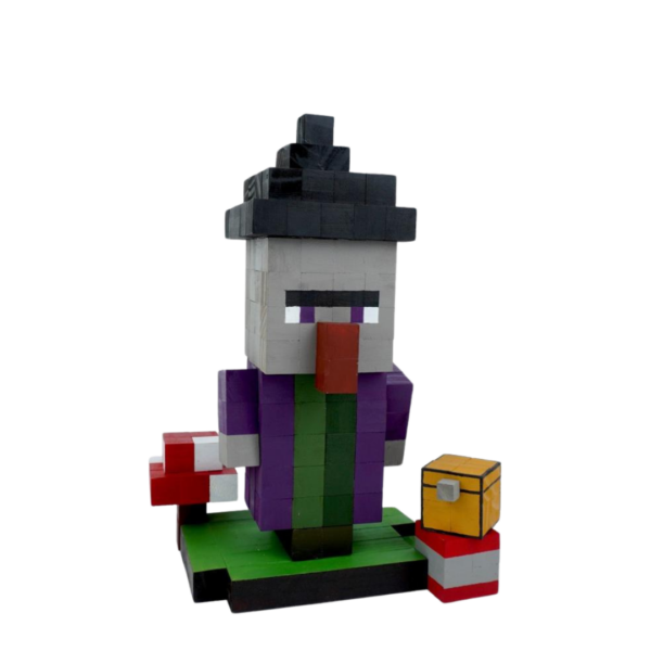 Minecraft Witch Wood Model -Minecraft Figures