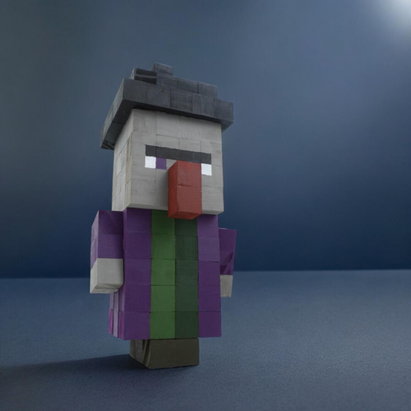 Minecraft Witch Wood Model -Minecraft Figures