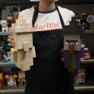 Minecraft Witch Wood Model -Minecraft Figures