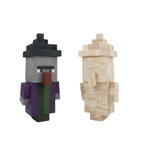 Minecraft Witch Wood Model -Minecraft Figures