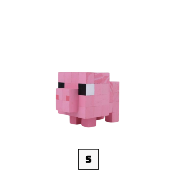 Minecraft Pig Wooden Model -Minecraft Figures