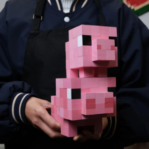 Minecraft Pig Wooden Model -Minecraft Figures