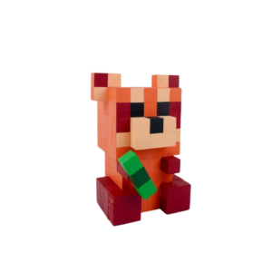 Minecraft Red Panda Wood Model -Minecraft Figures