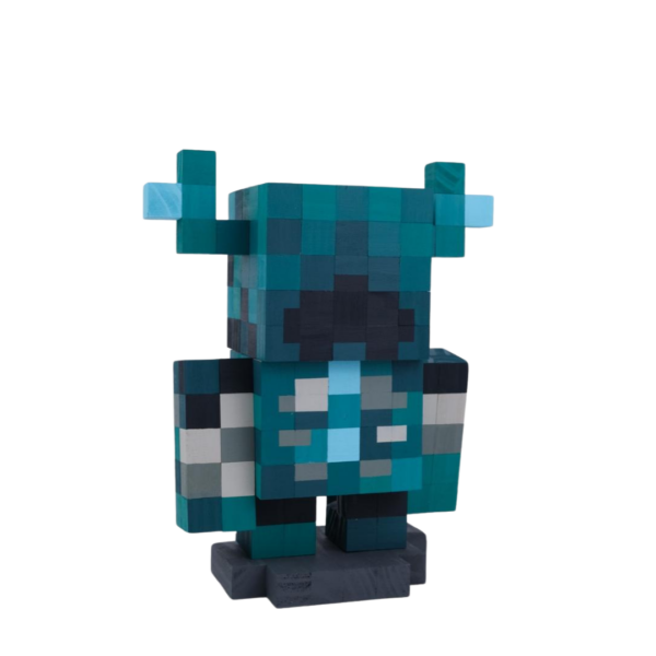 Minecraft Warden Wood Model -Minecraft Figures