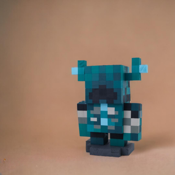 Minecraft Warden Wood Model -Minecraft Figures