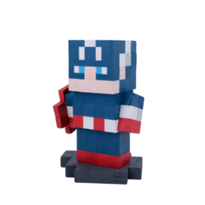 Wooden Model of Captain America Character Captain America -Captain America Figures