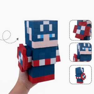 Wooden Model Of Captain America Character Captain America -Captain America Figures