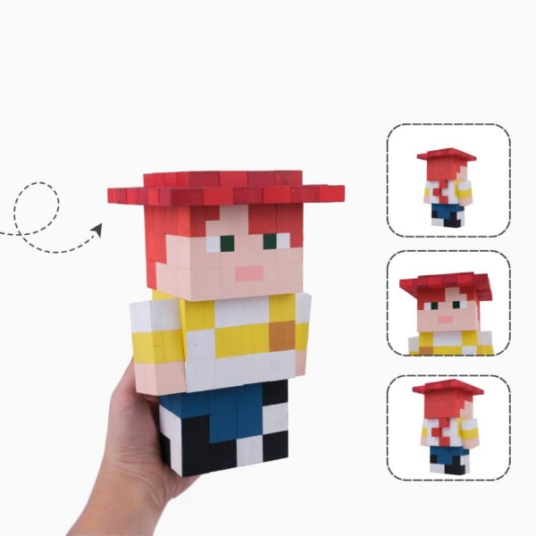 Wooden Model Of Jessie Toy Story Characters -Jessie Figures