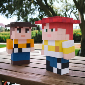 Wooden Model of Jessie Toy Story Characters -Jessie Figures