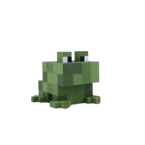 Minecraft Frog Wooden Model- Green  -Minecraft Figures