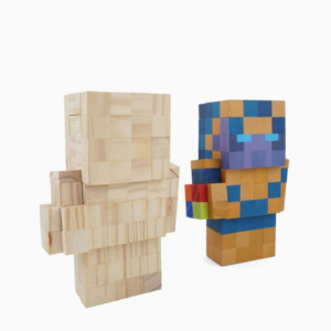 Wooden Model Of Thanos Avengers Character - Thanos Action Figure