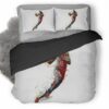 Blue Eye Girl Artwork Bedding Set , Comforter Set