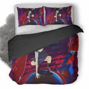 Peni Parker And Sp Dr In Spider Man Into The Spider Verse Official Bedding Set , Comforter Set