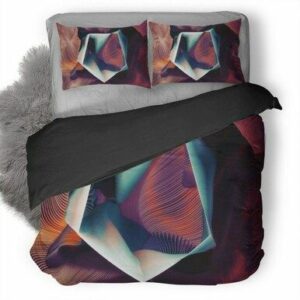 Pentagons Abstract Bedding Set , Comforter Set