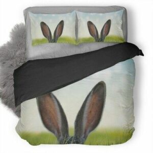 Rabbit Ears In The Grass Bedding Set , Comforter Set