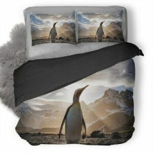 Penguin Looking Out Bedding Set , Comforter Set