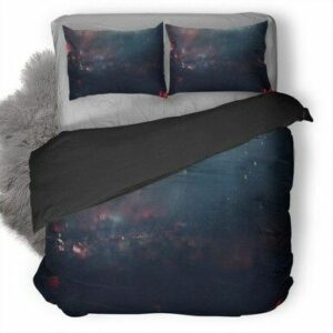 Texture Dark Gradient Bedding Set , Comforter Set
