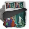 Fantasy Girl Playing With Hairs Bedding Set , Comforter Set