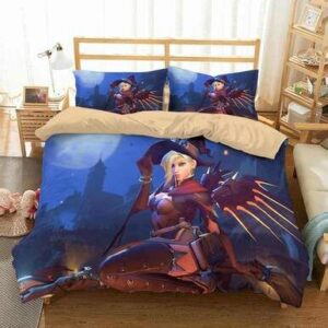 3D Customize Overwatch Halloween Bedding Set Duvet Cover Set Bedroom Set Bedlinen , Comforter Set